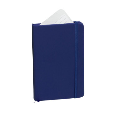 Block notes personalizzabile copertina soft touch similpelle elastico segnalibro