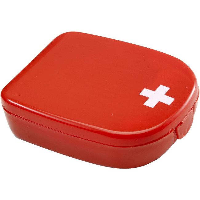 Kit di pronto soccorso Mila | Valigetta di plastica | Rossa con croce bianca
