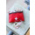 Kit primo soccorso personalizzabile Impression con custodia rossa e 10 pezzi