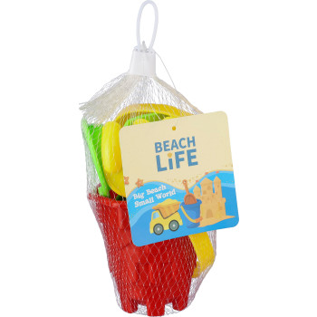 Giochi spiaggia personalizzati con logo - Kit giochi da spiaggia per bambini in PP Mathilda