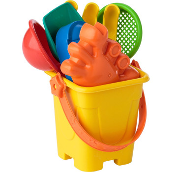Giochi spiaggia personalizzati con logo - Kit giochi da spiaggia per bambini in PP riciclato Mateo