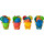 Kit giochi da spiaggia personalizzato Impression in PP riciclato completo