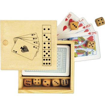 Giochi bambini personalizzati con logo - Kit Gioco in legno Myriam