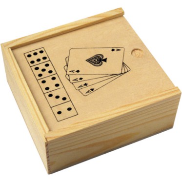 Giochi bambini personalizzati con logo - Kit Gioco in legno Myriam