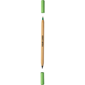 Kit scrittura 2 in 1 in bambù Wolfgang