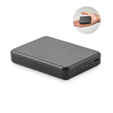 Power bank 5000 mAh in ABS riciclato con PD 20W