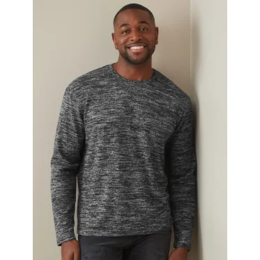 Pullover a manica lunga personalizzabile Stedman cuciture laterali melange