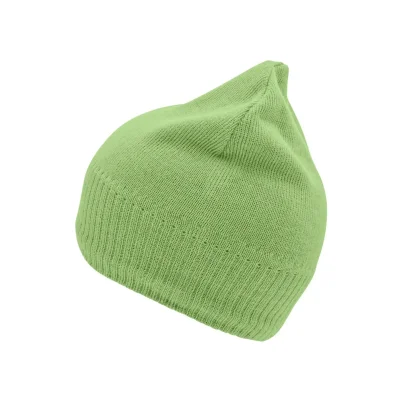 Knitted Beanie with Fleece Inset