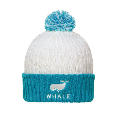Knitted Cap with Pompon