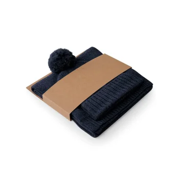 Knitted Scarf and Beanie Gift Set