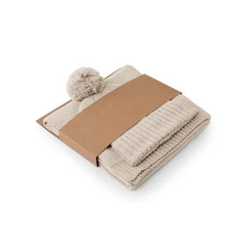 Knitted Scarf and Beanie Gift Set