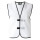 Gilet smanicato alta visibilità personalizzabile Korntex con chiusura velcro