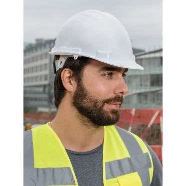 Casco da cantiere personalizzabile Korntex con bardatura regolabile a 6 punti