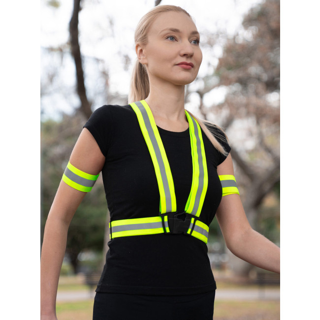 Abbigliamento alta visibilità personalizzato con logo aziendale - Korntex Reflective Body Belt