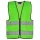 Gilet senza maniche personalizzabile Korntex alta visibilità giallo