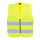 Gilet senza maniche personalizzabile Korntex alta visibilità giallo