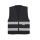 Gilet senza maniche personalizzabile Korntex alta visibilità con due strisce riflettenti