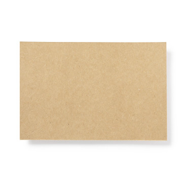 Biglietto personalizzabile cartone riciclato finitura Kraft eco-friendly