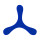 Frisbee in PEVA con design a 3 lame per divertimento attivo