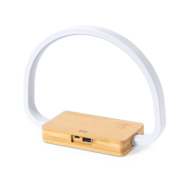 Lampada multifunzione con caricabatterie wireless 10W regolabile