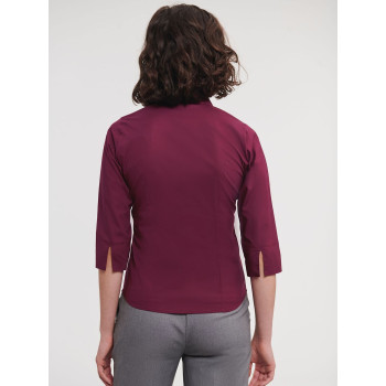 Ladies' 3/4 Sleeve Easy Care Fitted Shirt