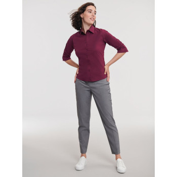 Ladies' 3/4 Sleeve Easy Care Fitted Shirt