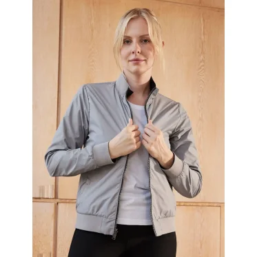 Giacca a vento personalizzabile daiber con cerniera lunga e tasche multiple