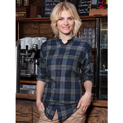 Ladies' checked blouse Urban-Style