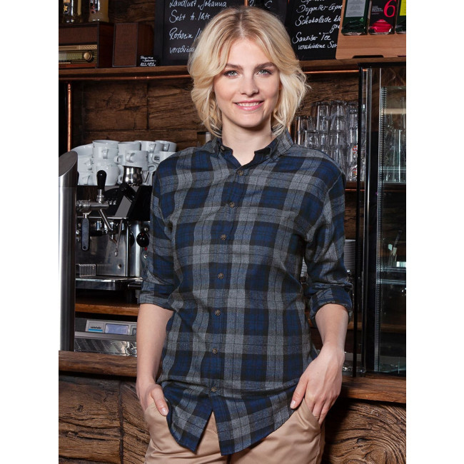 Ladies' checked blouse Urban-Style
