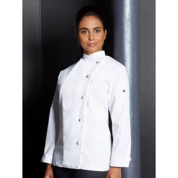 Abbigliamento ristorazione personalizzato con logo - Ladies' Chef Jacket Larissa