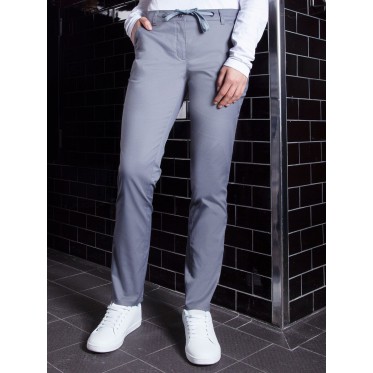 Pantaloni donna personalizzati con logo - Ladies Chino Trouser Modern Stretch