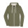 Felpa con zip personalizzabile daiber in cotone organico e sherpa