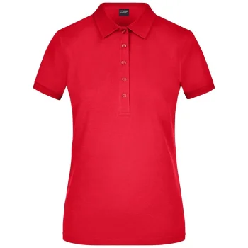Ladies' Elastic Polo Piqué