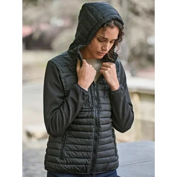 Ladies Hooded Crossover Jacket