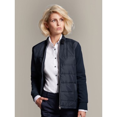 Giacche donna personalizzate con logo - Ladies' Hybrid Sweat Jacket
