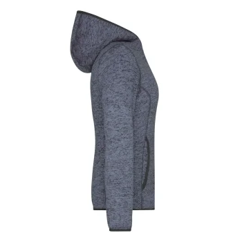 Ladies' Knitted Fleece Hoody