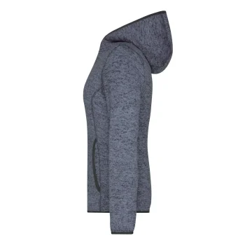 Ladies' Knitted Fleece Hoody