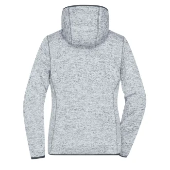 Ladies' Knitted Fleece Hoody