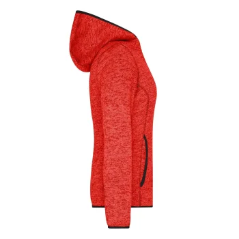 Ladies' Knitted Fleece Hoody