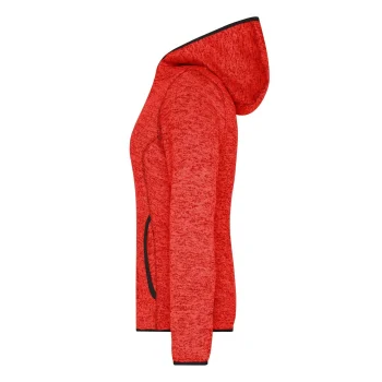 Ladies' Knitted Fleece Hoody