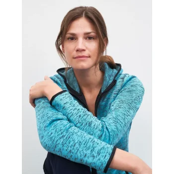 Ladies' Knitted Fleece Hoody