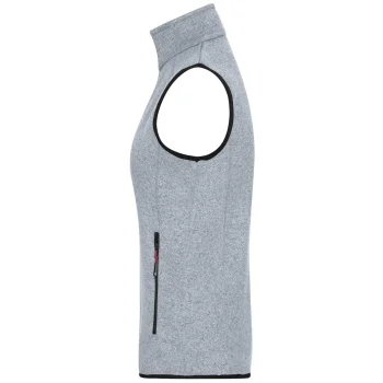 Ladies Knitted Fleece Vest