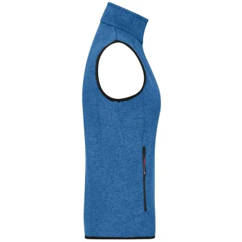 Ladies Knitted Fleece Vest