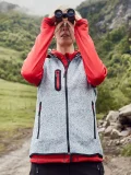 Ladies Knitted Fleece Vest