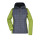 W Knitted Hybrid Jacket personalizzabile daiber con cappuccio regolabile e tasche zip