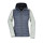 W Knitted Hybrid Jacket personalizzabile daiber con cappuccio regolabile e tasche zip
