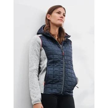 Ladies' Knitted Hybrid Jacket
