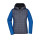 W Knitted Hybrid Jacket personalizzabile daiber con cappuccio regolabile e tasche zip