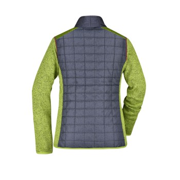 Giubbotto personalizzato con logo - Ladies' Knitted Hybrid Jacket