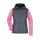 W Knitted Hybrid Jacket personalizzabile daiber con cappuccio regolabile e tasche zip